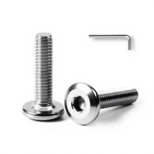 1/4-20 X 3/4" (30 Pack) Flat Head Hex Socket Cap Screws Bolts, 304 Stainless Ste