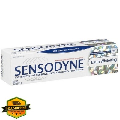 Sensodyne Extra Whitening Toothpaste Sensitive Teeth 2 Pack 4 oz