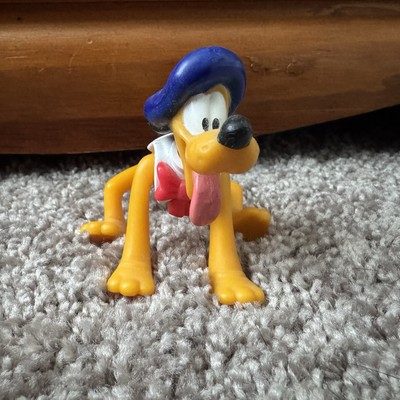 Walt Disney Epcot Center Pluto in France Posable Toy McDonalds Happy Meal 1994