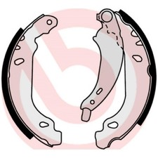 Bremsbackensatz hinten für Peugeot 206 2A/C CC 2D SW 2E/K 206+ 2L | 24261123