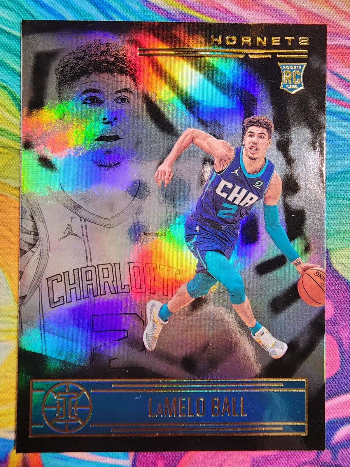 Lamelo Ball 2020-21 Panini Illusions Basketball Rookie Card #151 HORNETS