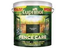 Image of Cuprinol Less Mess Fence Care Woodland Green 6L