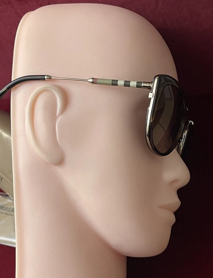 New Burberry BE 4251Q 300213 Dark Havana Plastic Sunglasses Gradient Lens 53-20 - Image 4 of 4