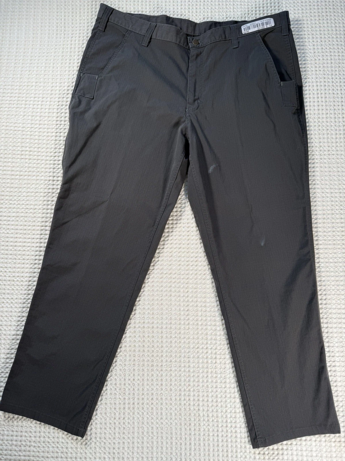 Carhartt Gray Work Pants Utility Style Durable Fabric Mens Size 40x30