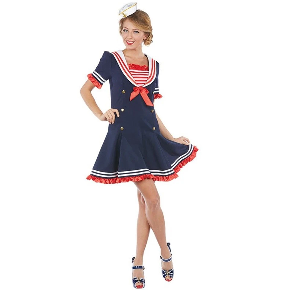 PARTYXPEOPLE Karneval Kostüm Damenkostüm Sexy Matrosin Gr. 42
