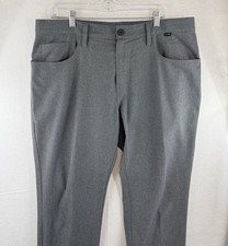 Travis Mathew Pants Open To Close 5-Pocket Golf Mens 36x31 Gray Stretch 1MT435