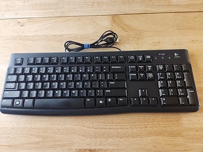 Logitech K120 USB Keyboard for PC - Black