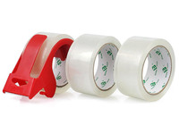 Bomei Pack 3 Rollen Paketklebeband Klebeband Packband Verpackungsband Kartonband