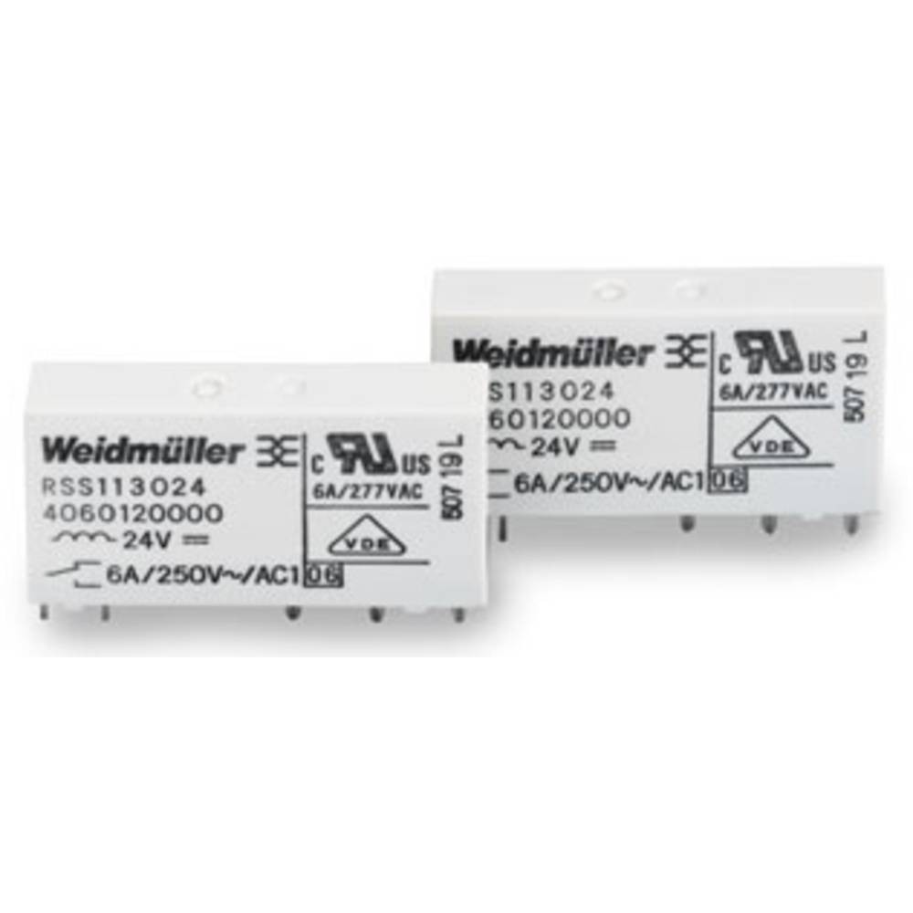 Relais enfichable Weidmüller RSS113012 12Vdc 6A pour circuit imprimé