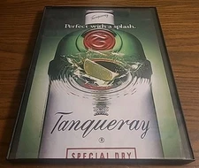 Tanqueray Gin Vintage Print Ad 1990s Framed 8.5X11 