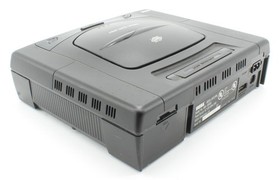 Sega Saturn Console with Controller, AV Cable, Power Cord and Game *Working*