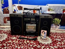 DDP Hitachi TRK-9050 Perdisco Boombox Separable Stereo Cassette JDM JAPAN JP