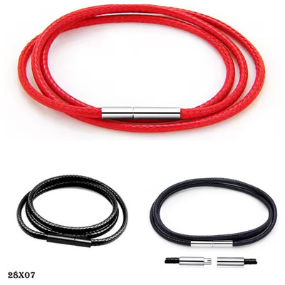 Minimalistisches wasserdichtes Jade Lanyard Edelstahl-Schnallen-Kette1,0- 3,0 MM