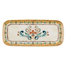 UPware Tuscany Melamine Serving Tray, 15 x 6.5 Inch Rectangular Serving Platt...