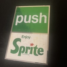 Push Door Sticker Enjoy Sprite