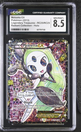 Meloetta-EX graded CGC 8.5 for sale on eBay