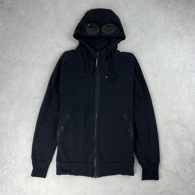 CP Company Full Zip Goggle Hoodie Medium Pullover Navy Sweatshirt Jacke 4973