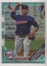 2019 Bowman Chrome Prospects Aqua Refractor 50/125 Brusdar Graterol #BCP-6 s3g