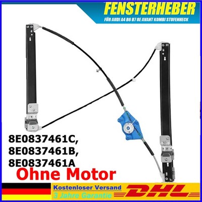 FENSTERHEBER ELEKTRISCH VORNE LINKS FÜR AUDI A4 B6 B7 8E AVANT KOMBI STUFENHECK