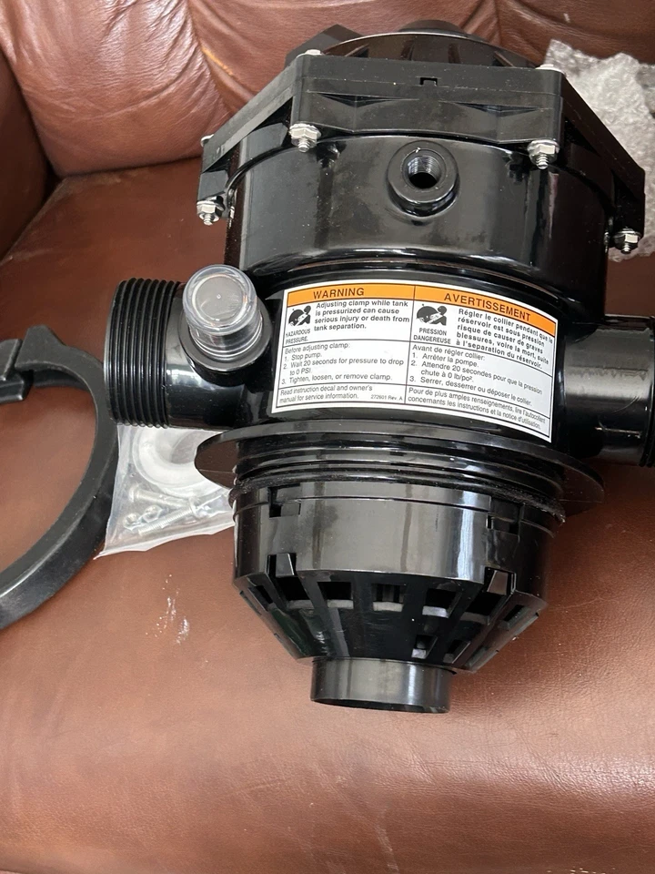 Pentair 261185 2-Inch 6-Way Clamp Style Valve Replacement Tagelus Pool and Spa - Image 3 of 3