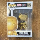 Funko Pop! Vinyl Marvel Studios Iron Man #375 Gold Chrome Bobblehead Civil War