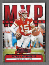 PATRICK MAHOMES II 2020 CONTENDERS FOOTBALL MVP INSERT CARD #MC-PMA CHIEFS