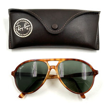 VINTAGE B L RAY-BAN LIGHY TORTOISE STYLE-A TRADITIONAL SUNGLASSES Aviator