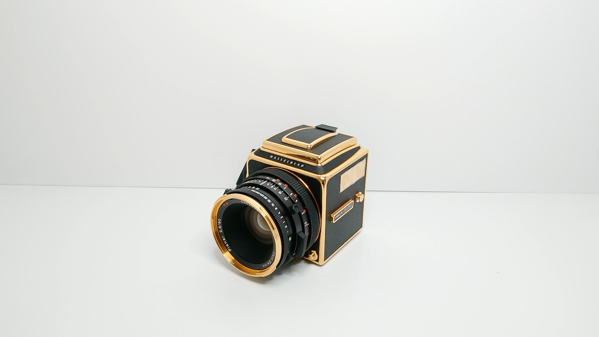 RARE! [MINT in Box] Hasselblad 500CM C/M 30th Gold Edition 80mm f