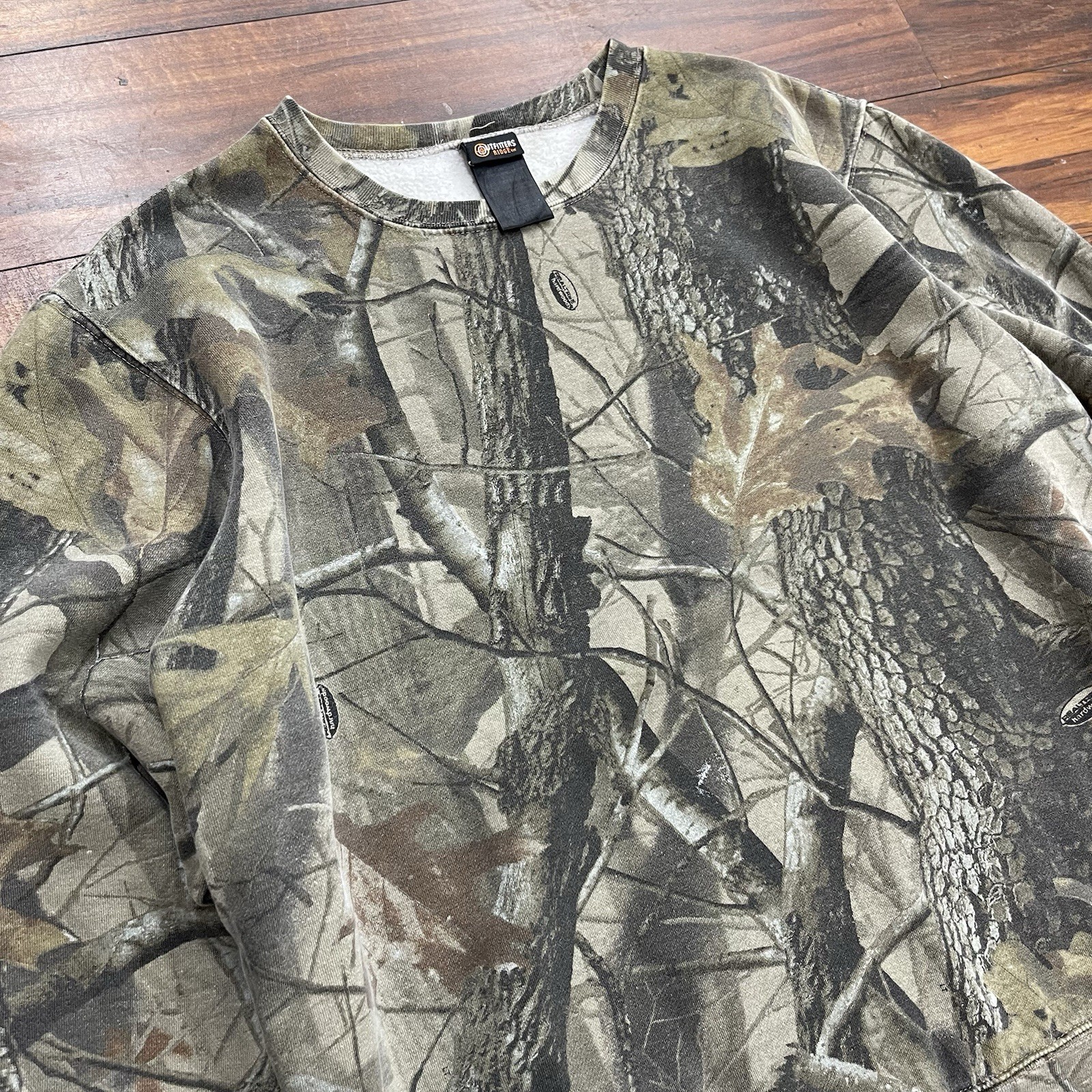 Realtree Camo Outfitters Ridge Mens Large Camouflage Crewneck Sweatshirt