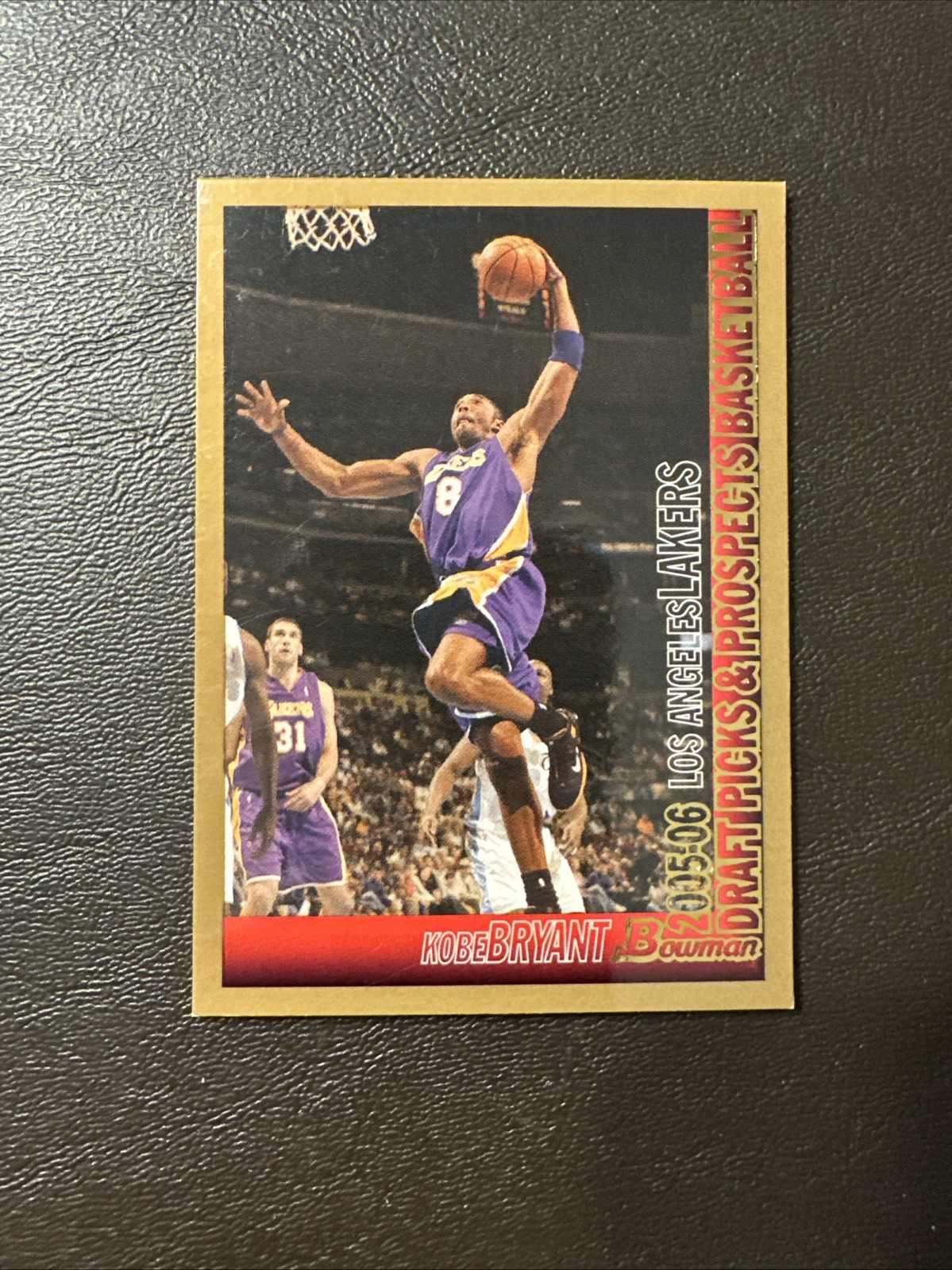 2005-06 Bowman Draft Picks & Prospects Kobe Bryant #69 Gold Lakers