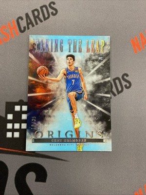 2022-23 Panini Origins Taking The Leap CHET HOLMGREN Rookie Card RC #9 /25