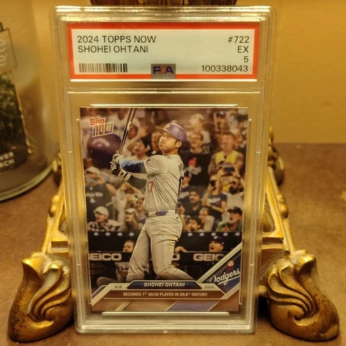 Topps 2024 Now Shohei Ohtani #722 /653737 PSA 5 Los Angeles Dodgers Baseball
