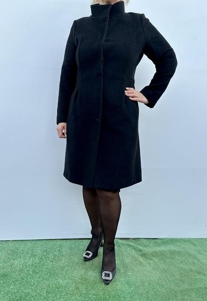 Women Hobbs Coat Black Cashmere 42 / XL / 50