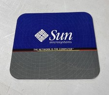 Vintage Sun Microsystems Mouse Pad "THE NETWORK IS THE COMPUTER" Employee Gift