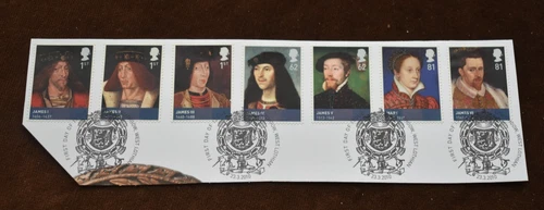 GB 2010 House of Stewart , Commemorative Stamps On Piece, Used, ex FDC
