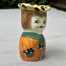 Ganz Bella Casa by Susan Paley “Emily” Mini Vase Whimsical Hand Painted Decor 5"