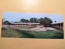 Continental Motel Clarksville Alabama vintage oversized postcard 