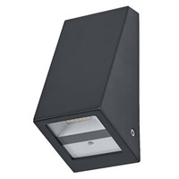 Led Akku Wandlampe Edelstahl Osram 3000 K IP44 Sensor H:14,4 Cm Wandleuchte
