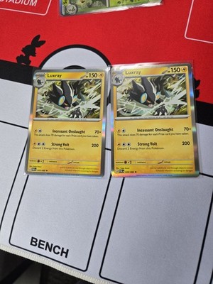 Pokémon TCG Luxray 028/088 Holo Lot of 2 English Cards Perfect Order