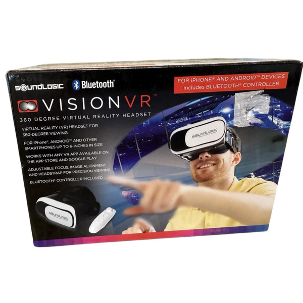 Alternate view of Soundlogic Vision 360° Virtual Reality Headset, Bluetooth Controller