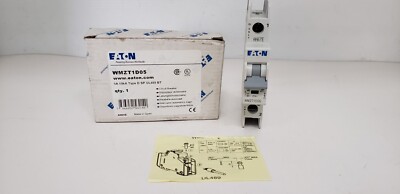 EATON WMZT1D05 (FAZ-D5-1-NA-SP) CIRCUIT BREAKER, 1P, 5A, 277VAC, 10kA TYPE D NIB