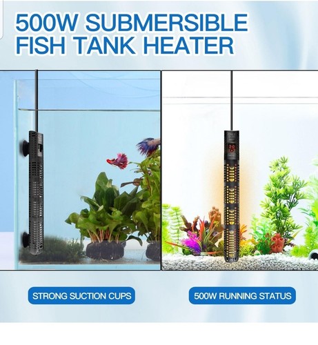 Aquariumheizung 50W/100W/200W/300W/500W mit Übertemperaturschutz - Bild 5 von 7