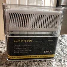 Zephyr 500 SPAR HD Wireless Bluetooth Speaker Phone Charger WHITE