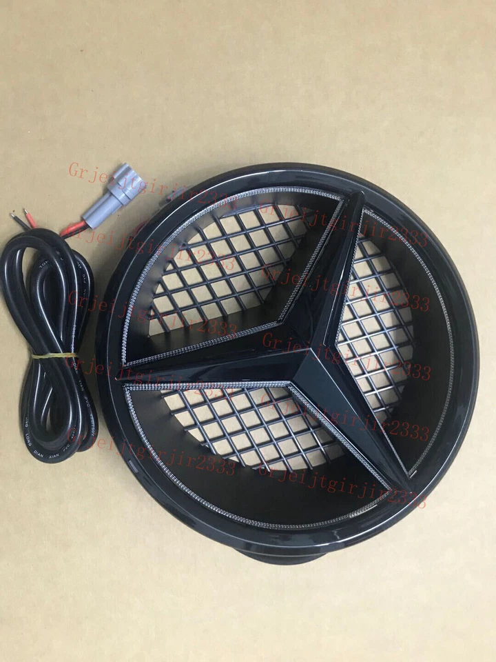 Передняя решетка звезда значок эмблема светодиодный свет для C-CLass W204 GLK W245 черный 2007-14 - Изображение 3 из 4