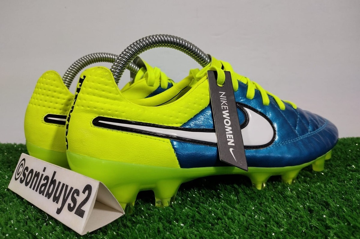 Nike Tiempo Legend V ACC FG Women's Soccer Shoes, 744951-400, Blue