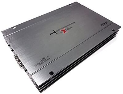 Excalibur X600.4 4-Kanal-Stereoverstärker Endstufe Amp Variabler Crossover 2 Ohm