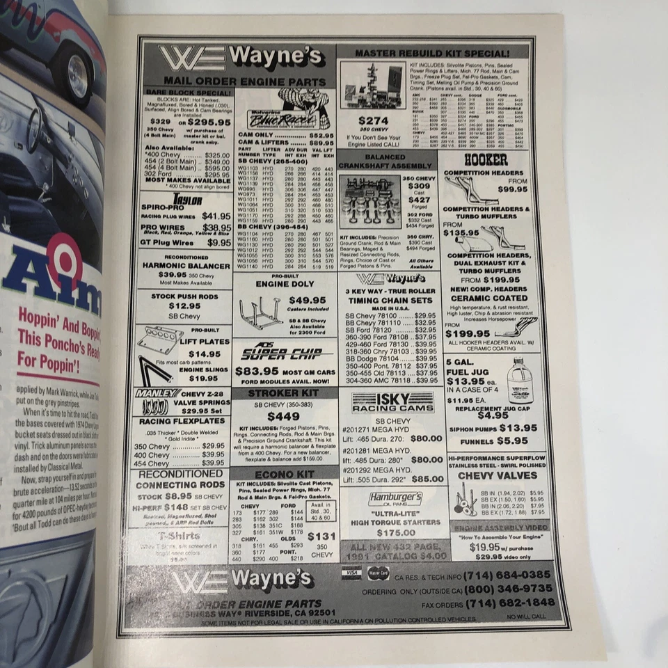 Car Craft Magazine August 1991 Street & Strip Performance Secrets - Image 3 of 4