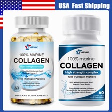 Marine Collagen Capsules,Hydrolysed Type I Collagen Peptides For Skin Hair Nails