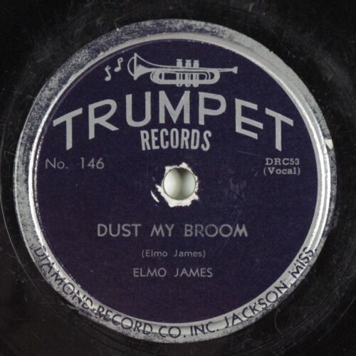 Blues 78 ELMO JAMES Dust My Broom TRUMPET 146 HEAR 425 - Afbeelding 1 van 2