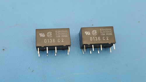 General Purpose Relay DPDT, Through Hole, 1A 48VDC, G5V-2-H1 DC48, OMRON, 2 Pcs - Picture 3 of 7
